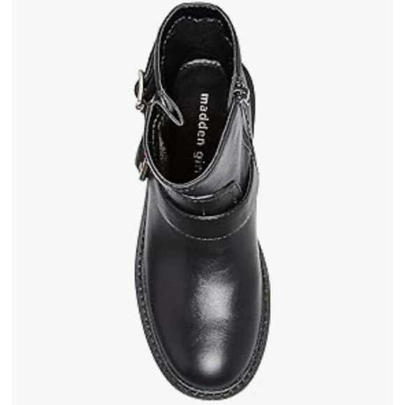 🎉HP! ❤️ NWT! NWOB! Madden Girl Women’s Fareway Black Moto Boots - Picture 3 of 11